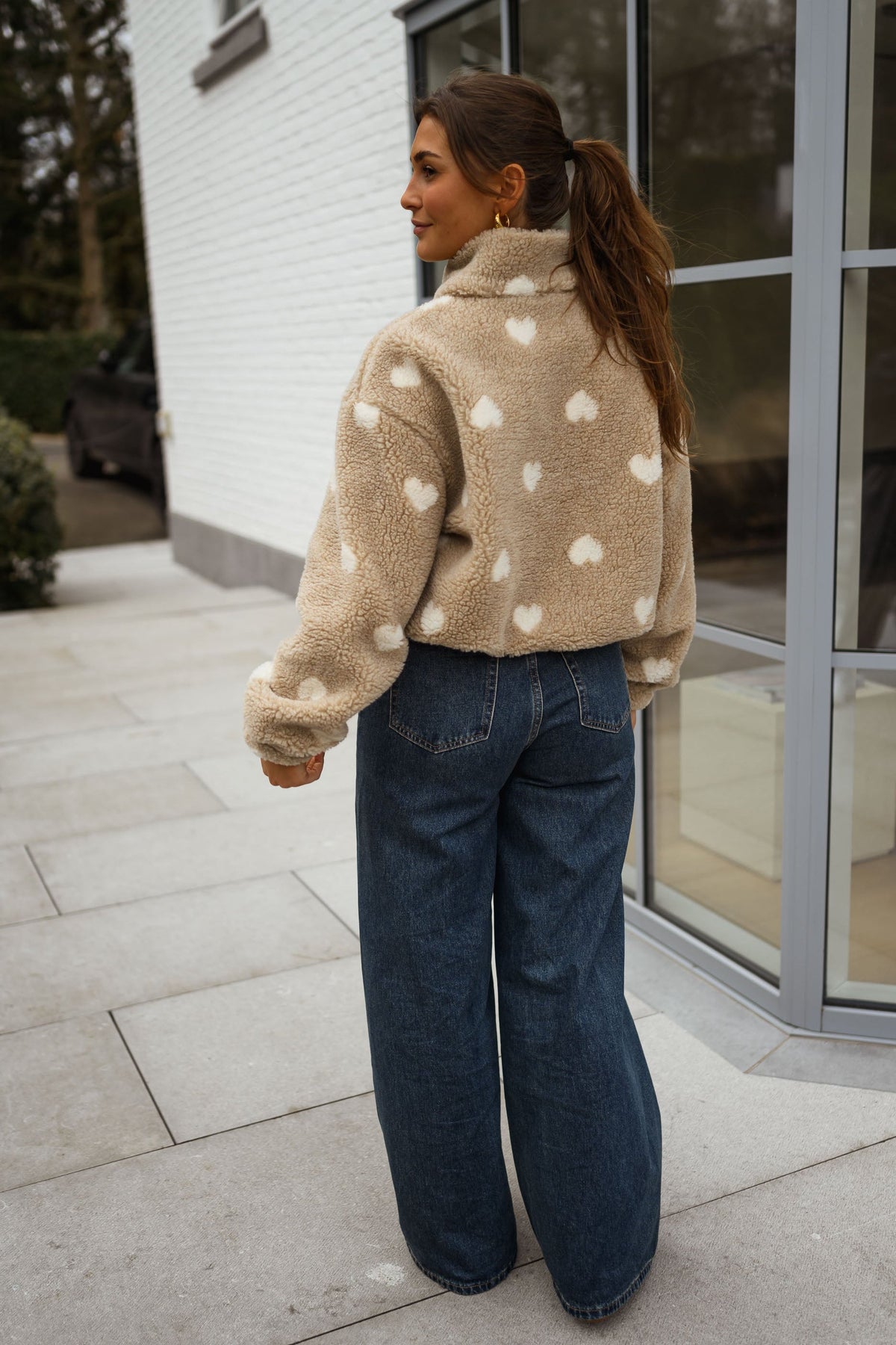 Forro polar Carmen - beige de corazones