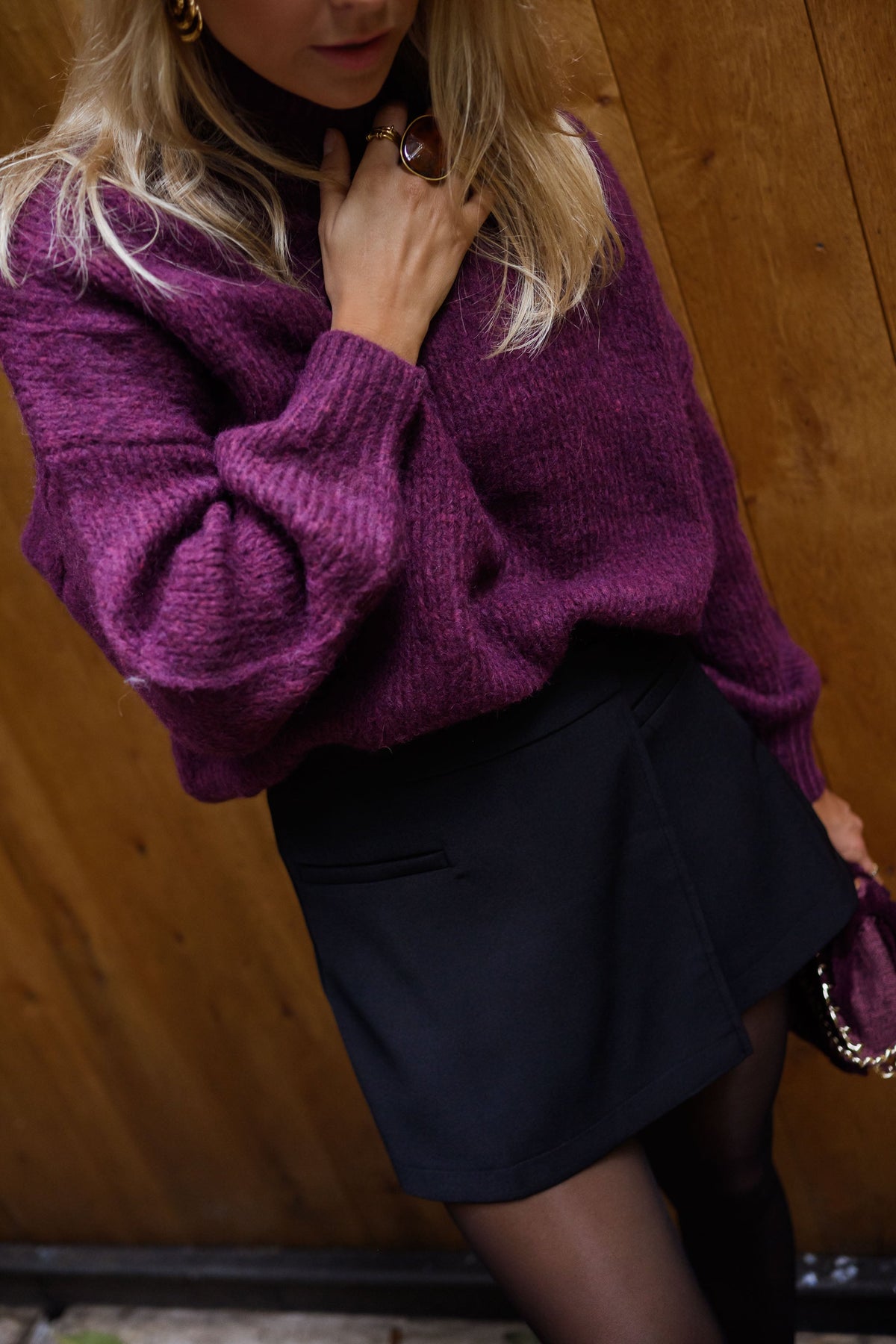 Jersey Angèle burdeos