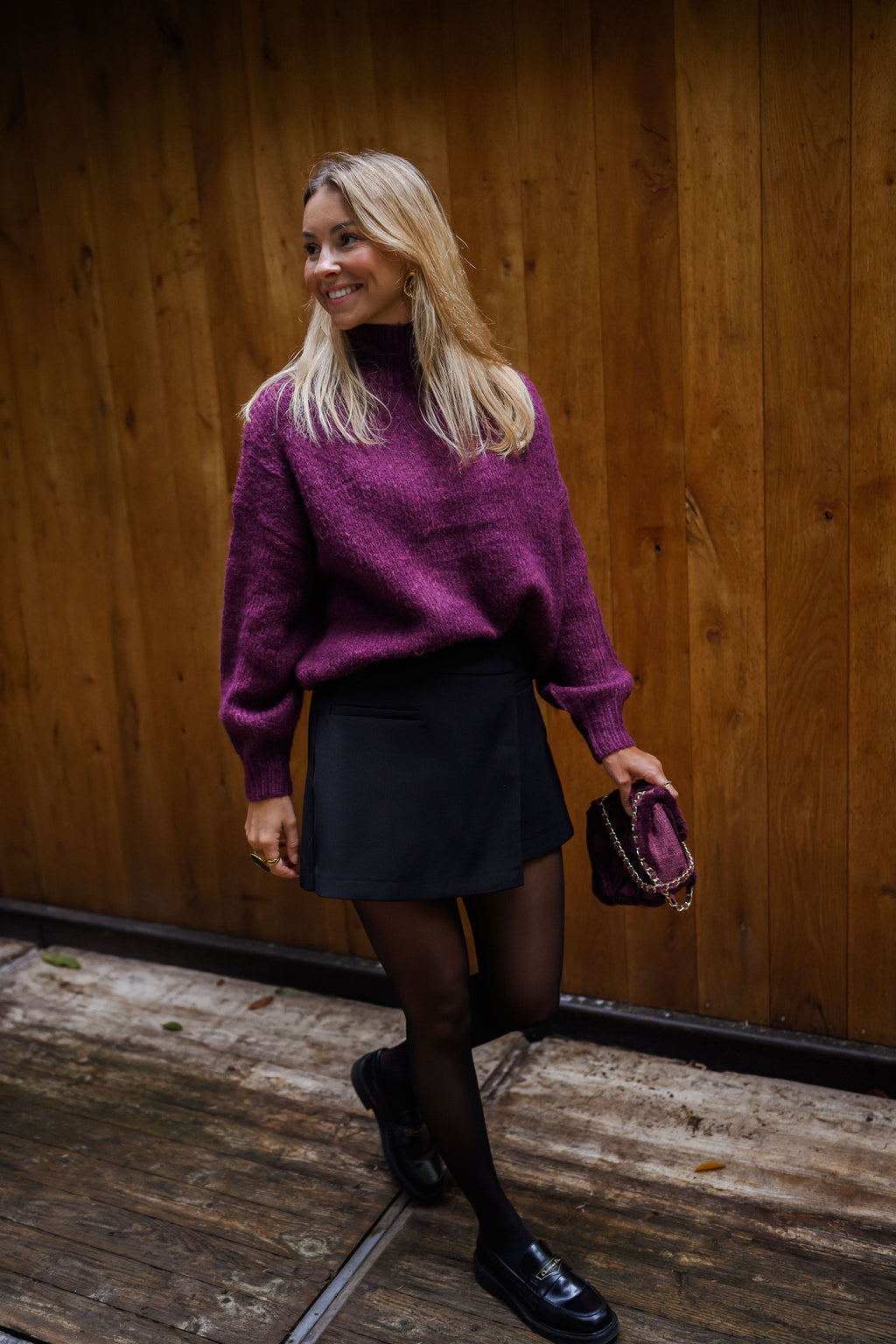 Jersey Angèle burdeos