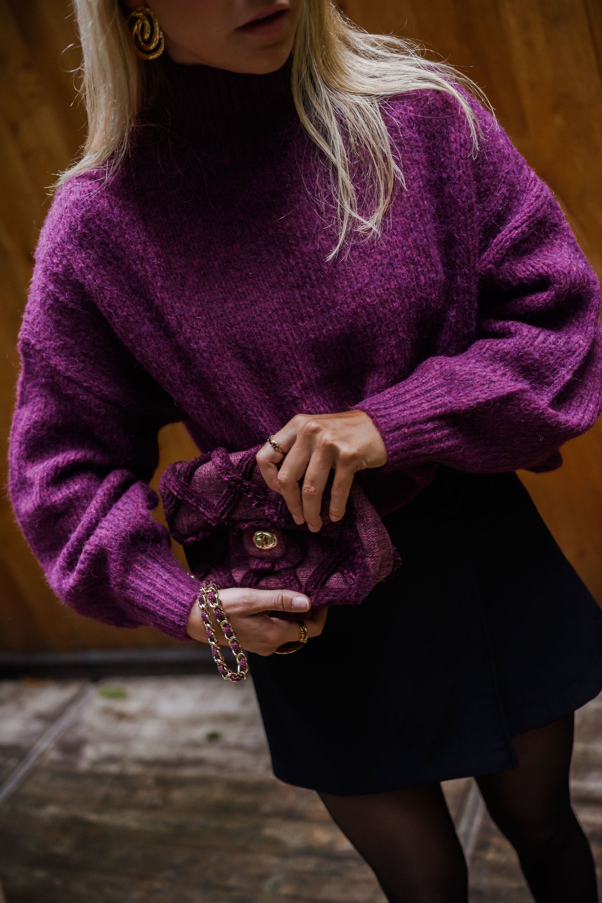 Jersey Angèle burdeos