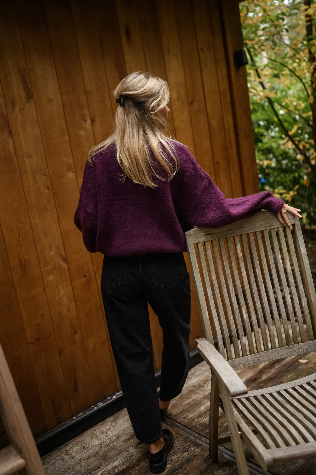 Jersey Angèle burdeos