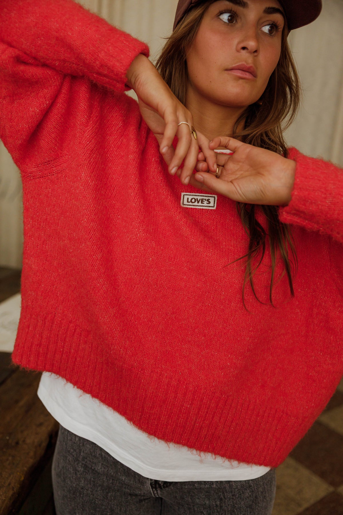 Jersey Becca rojo