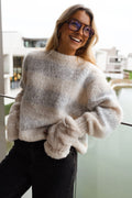 Jersey Debby crudo y gris