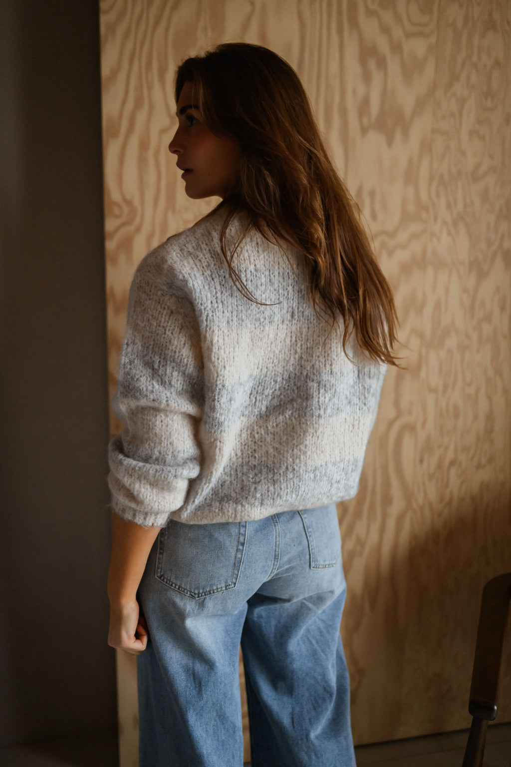 Jersey Debby crudo y gris