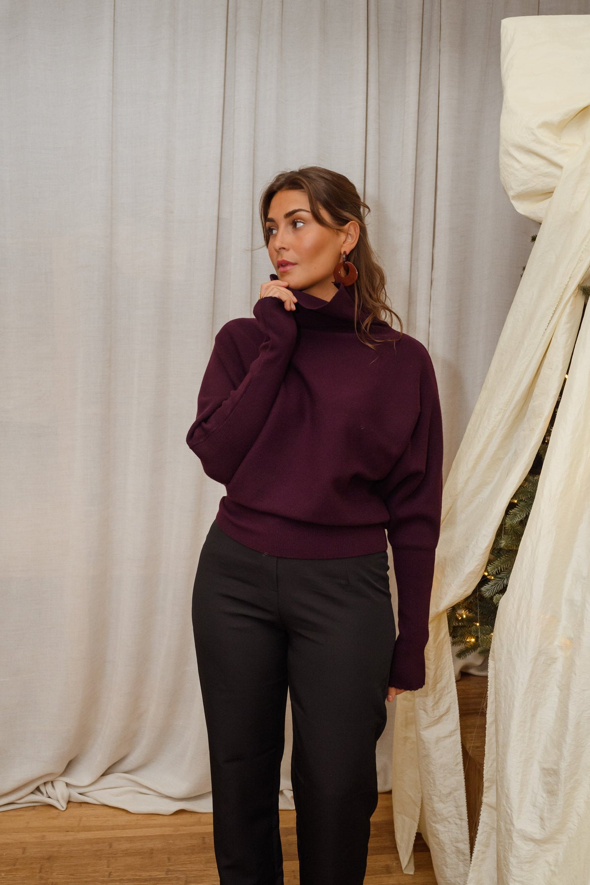 Jersey Elena ciruela