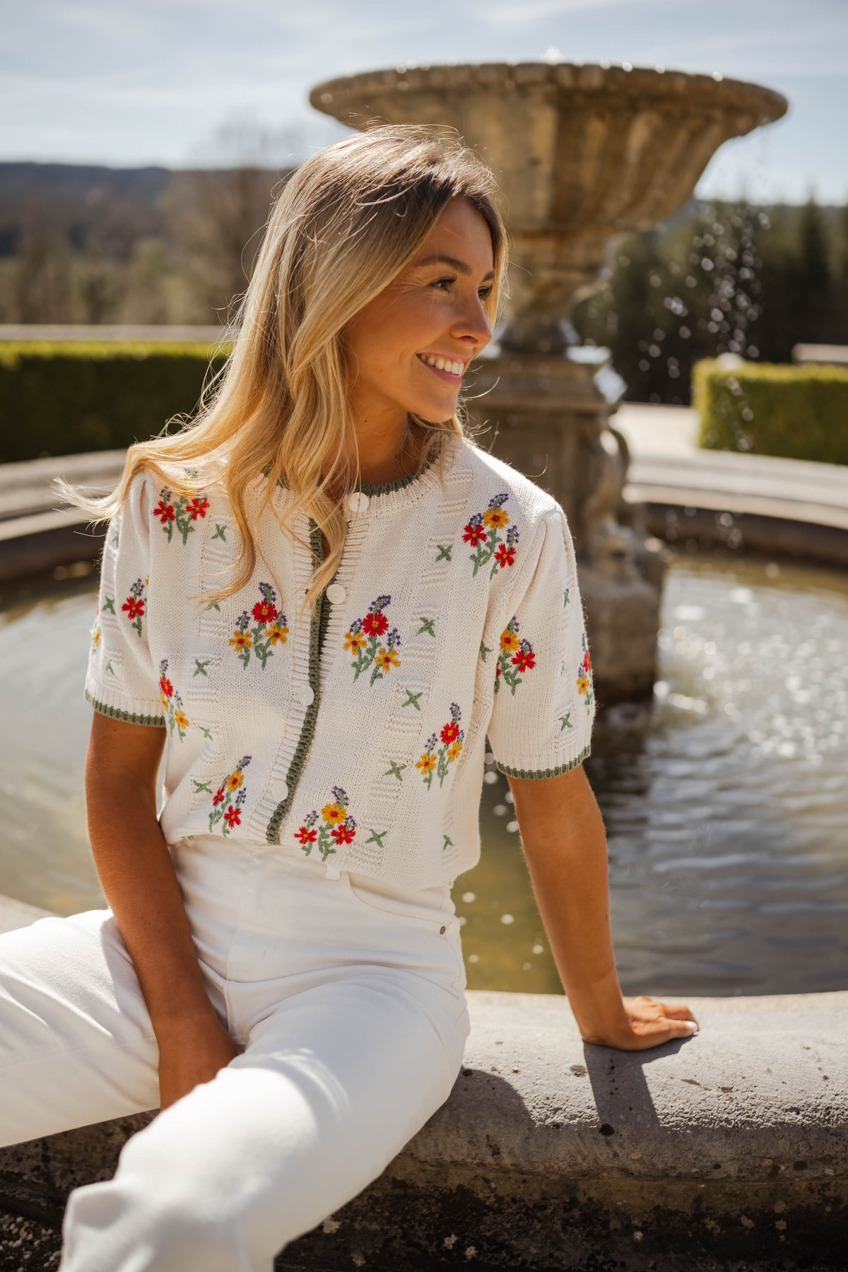Jersey Leila de flores
