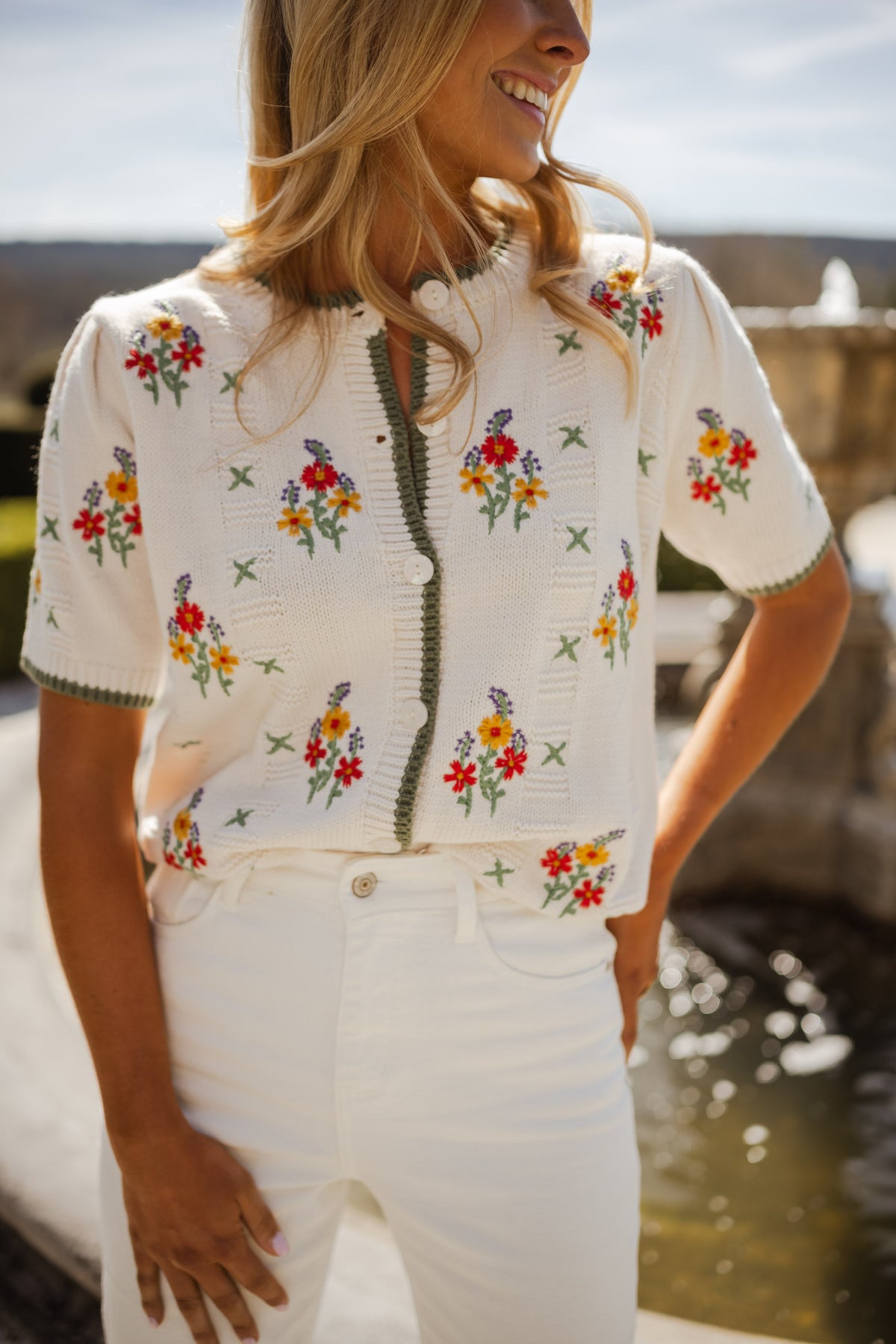 Jersey Leila de flores
