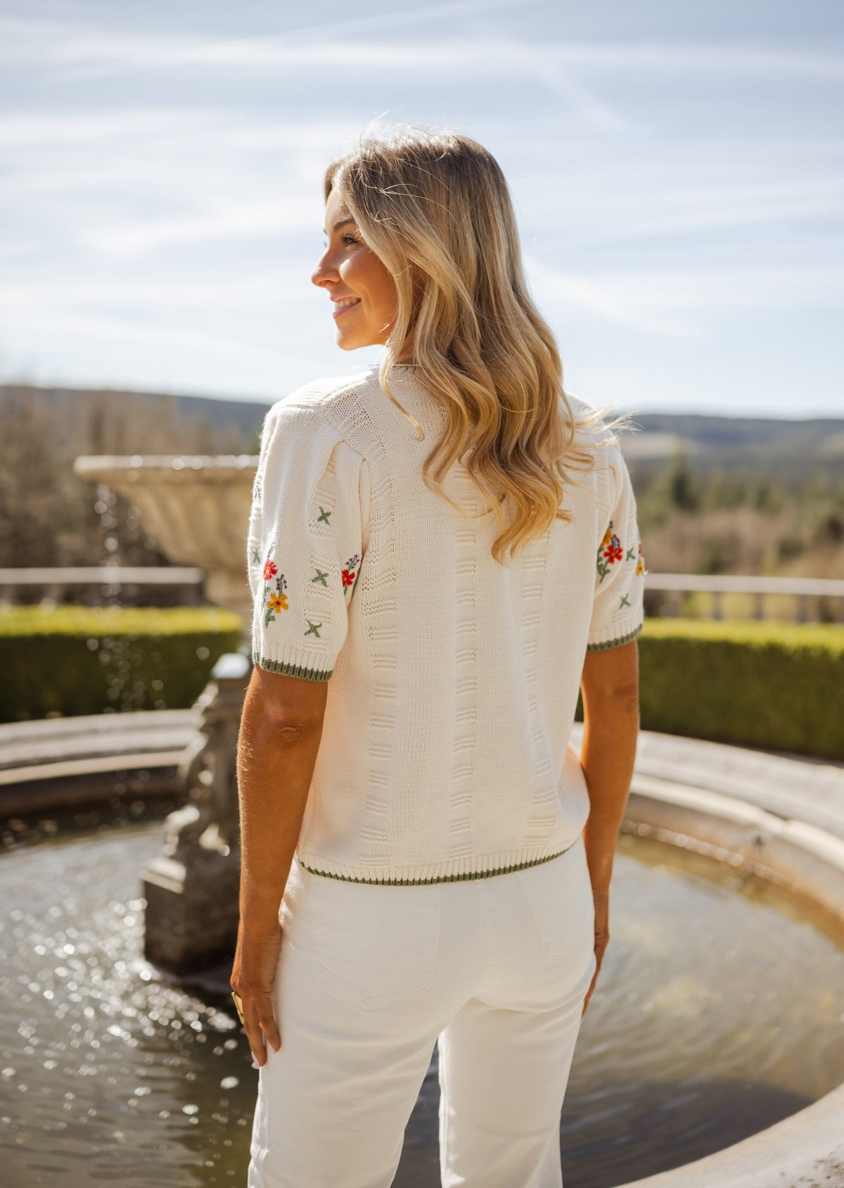 Jersey Leila de flores