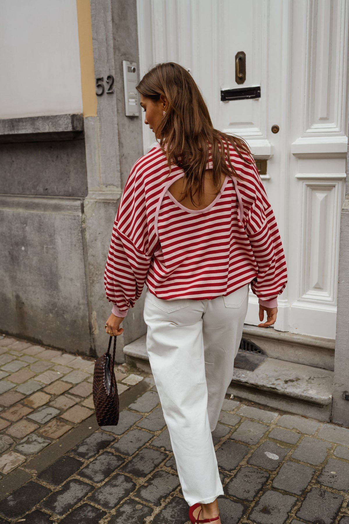 Jersey Livia rojo y rosa