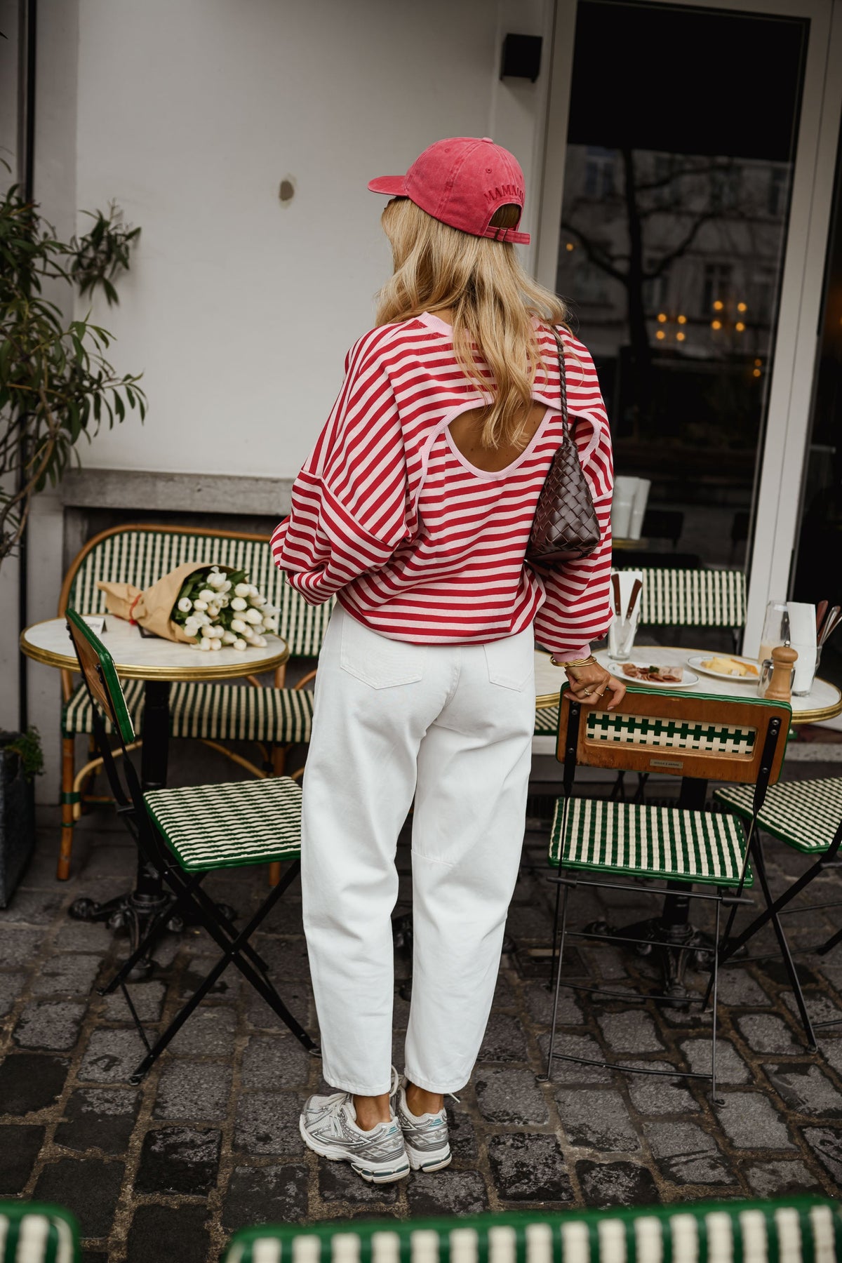 Jersey Livia rojo y rosa
