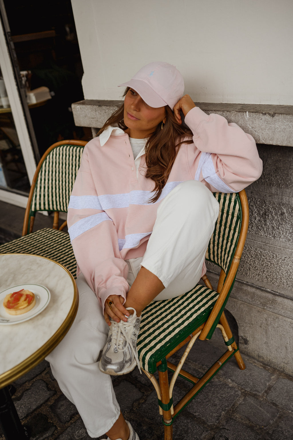 Jersey Luna rosa y gris