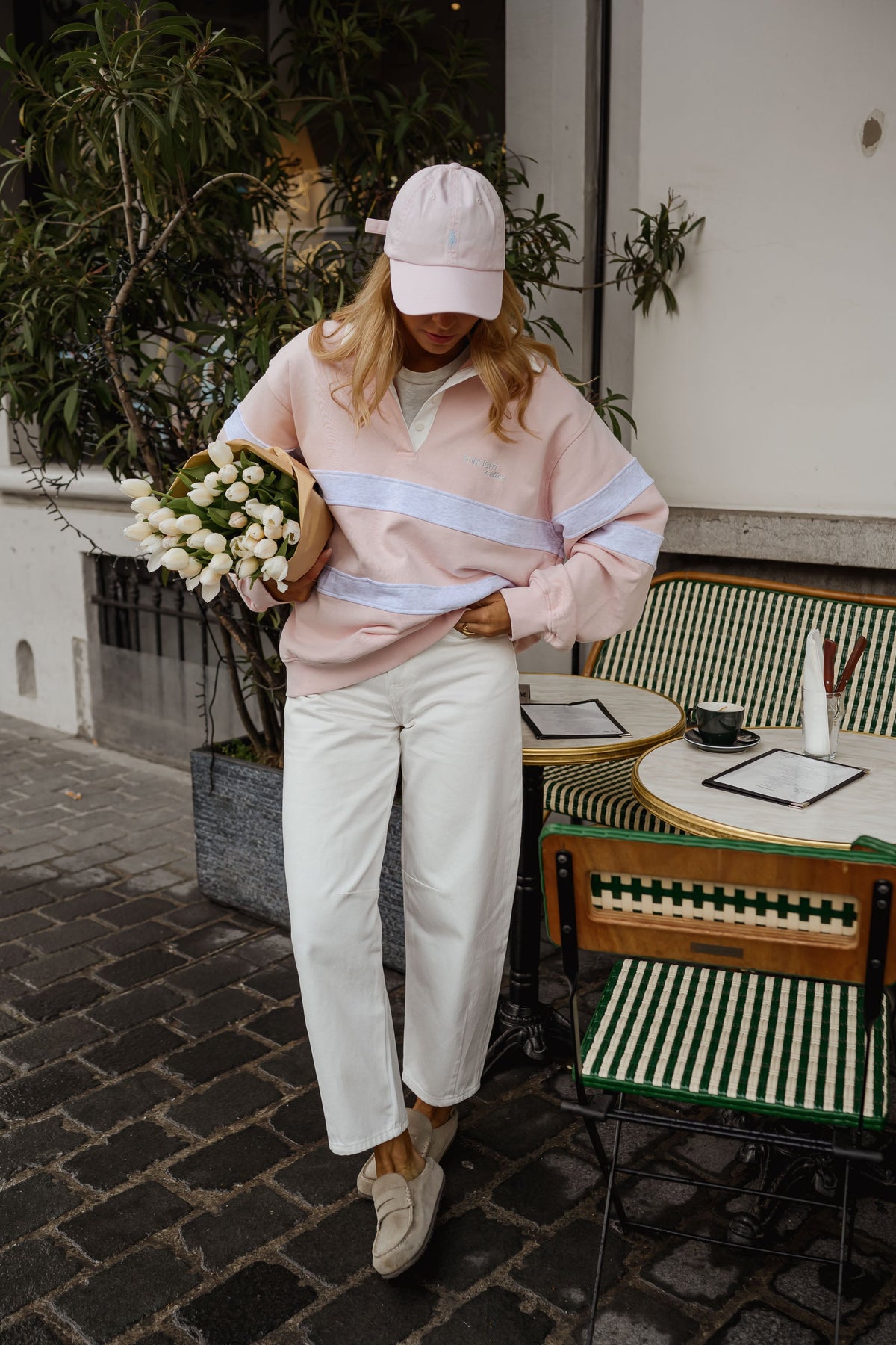 Jersey Luna rosa y gris