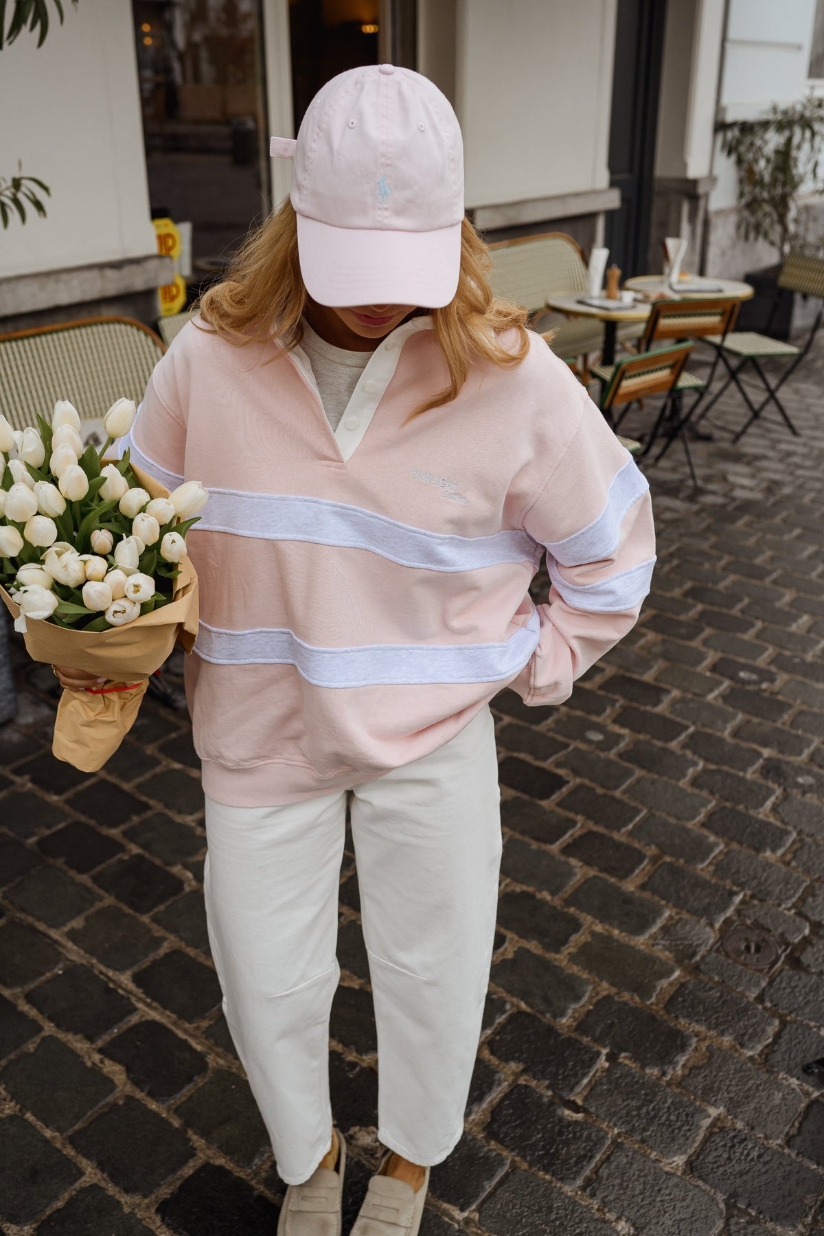 Jersey Luna rosa y gris