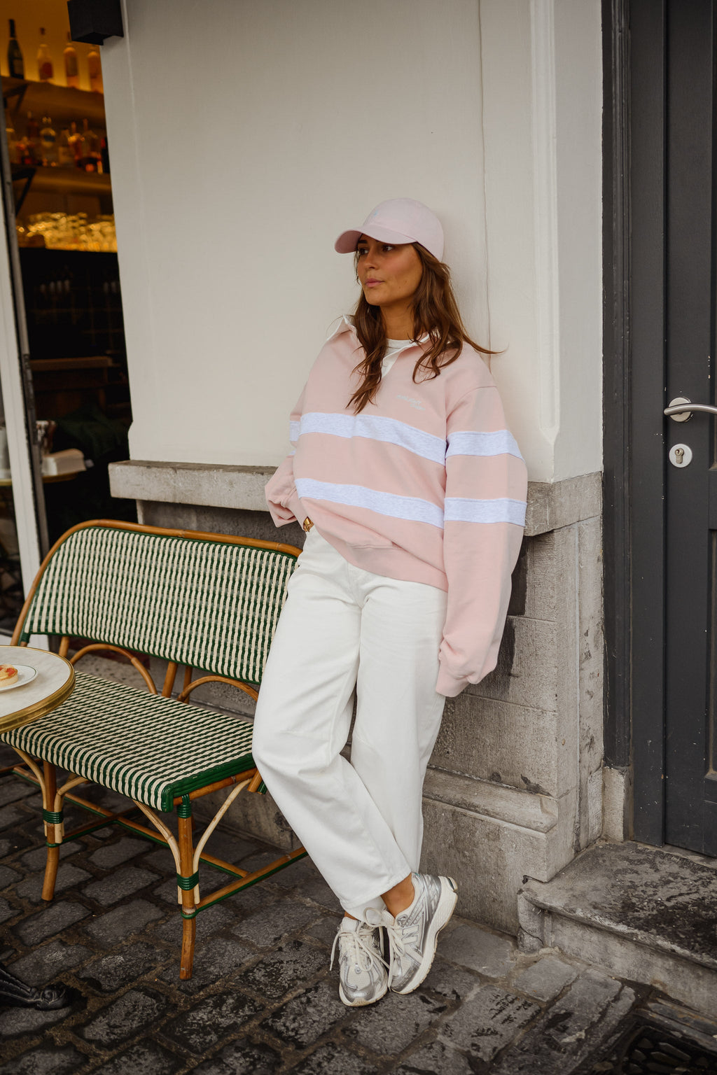 Jersey Luna rosa y gris