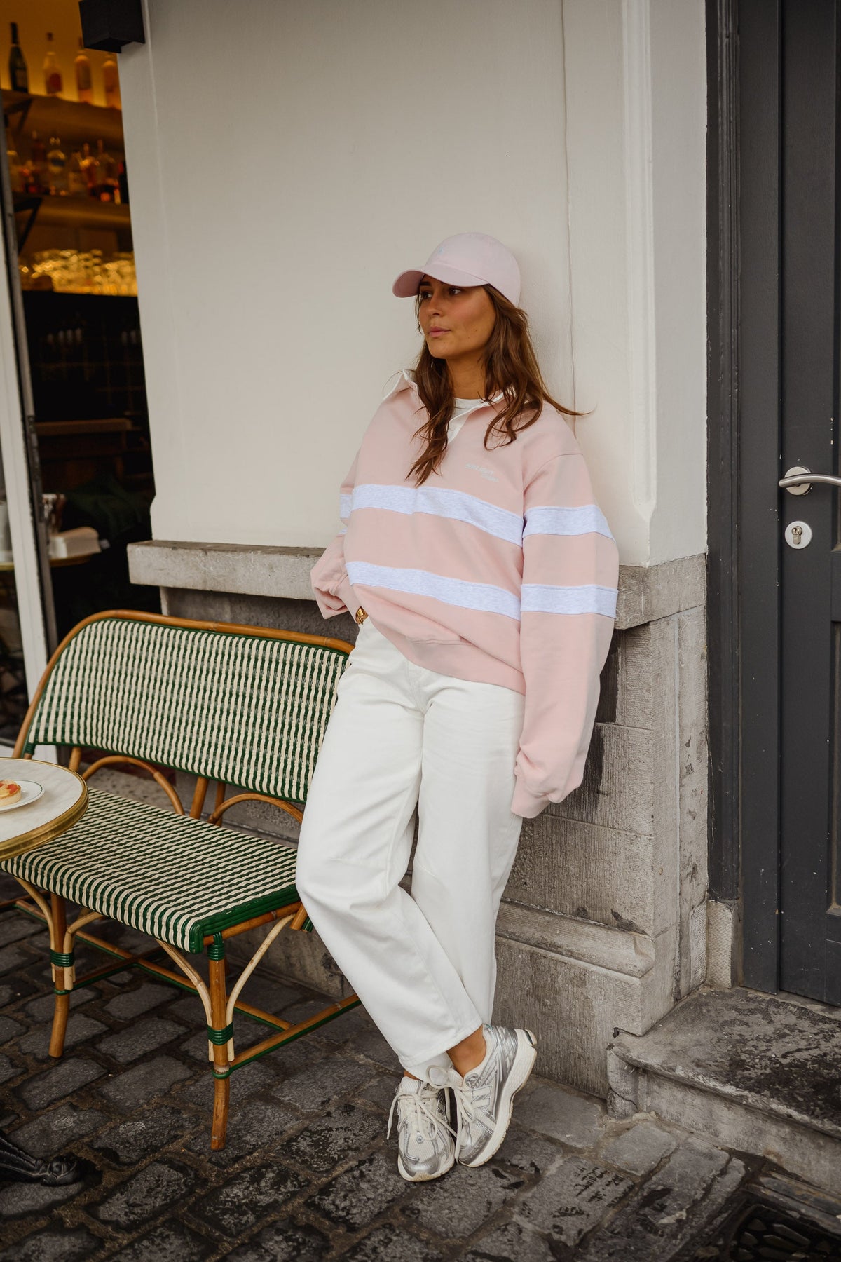 Jersey Luna rosa y gris