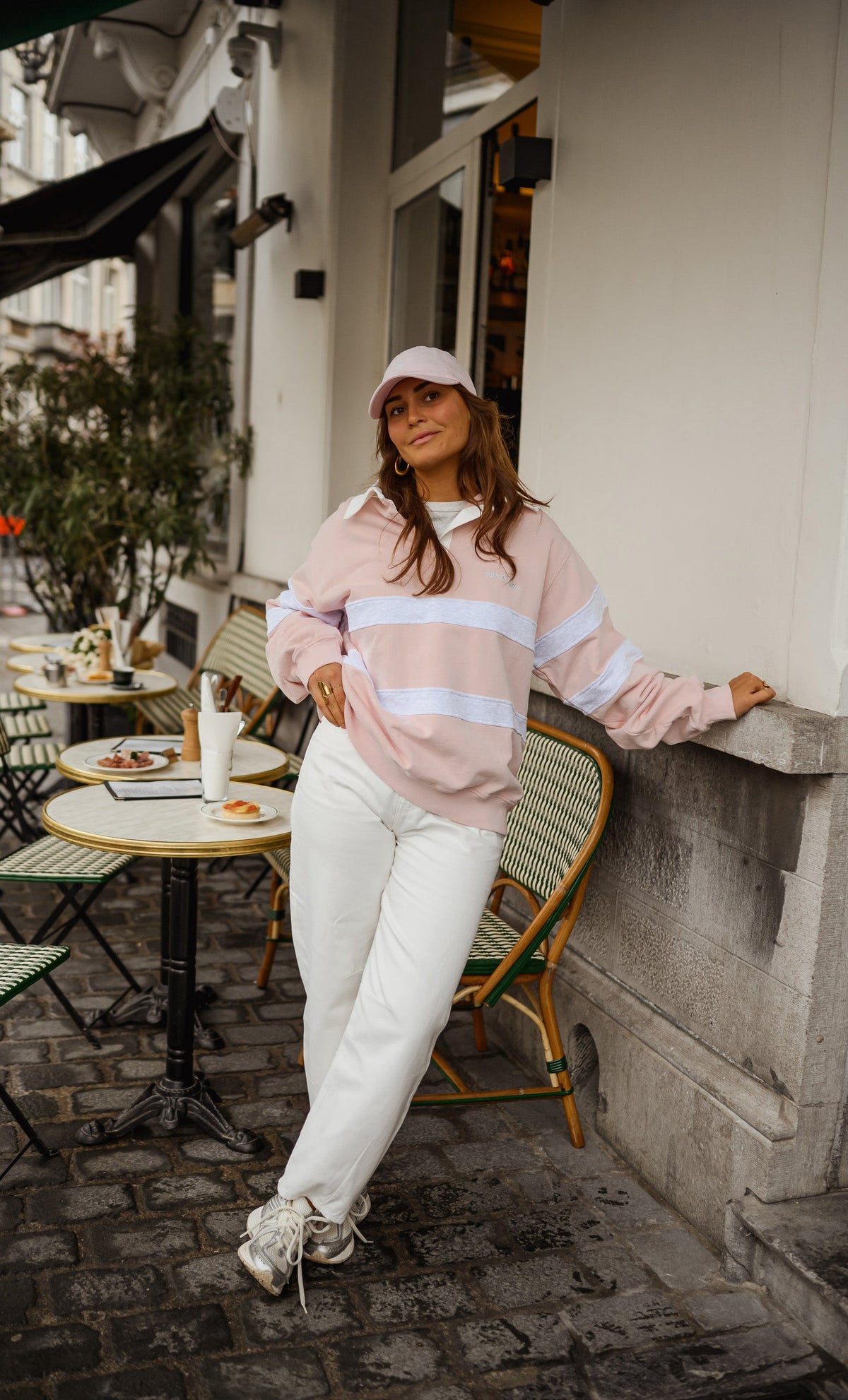 Jersey Luna rosa y gris