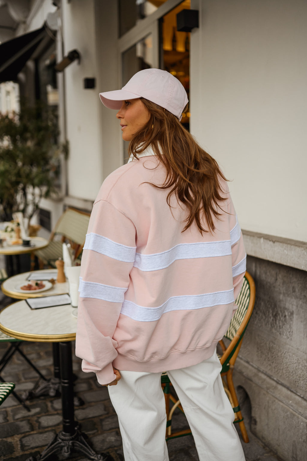 Jersey Luna rosa y gris