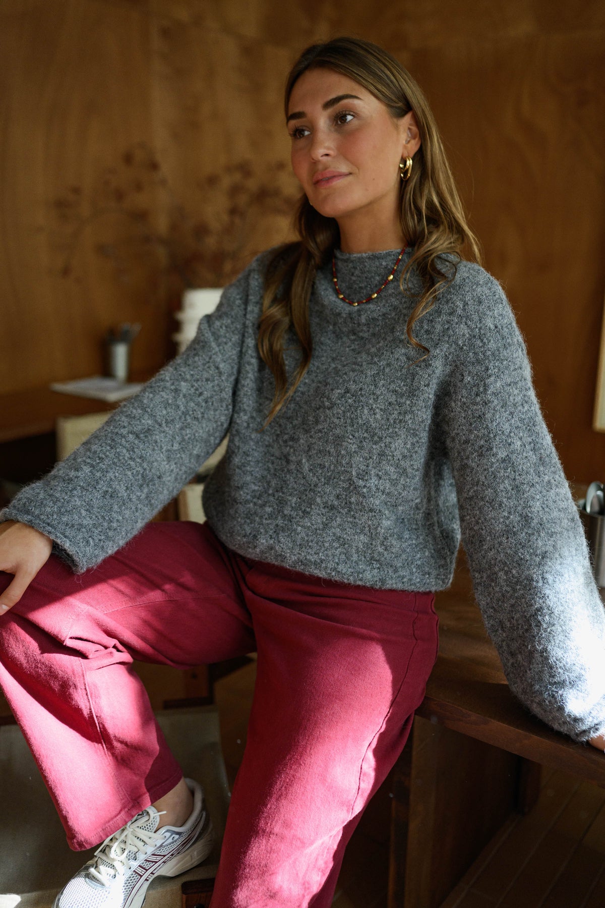 Jersey Nathalie gris oscuro