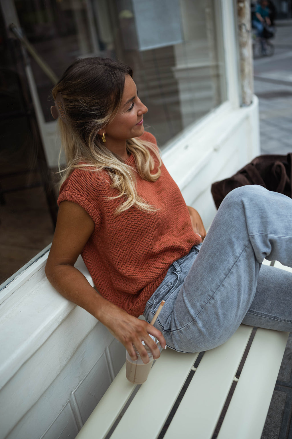 Jersey Kathia terracota