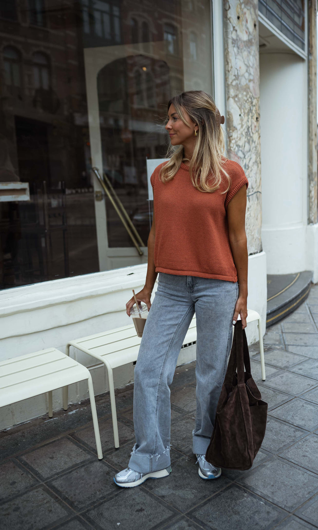 Jersey Kathia terracota
