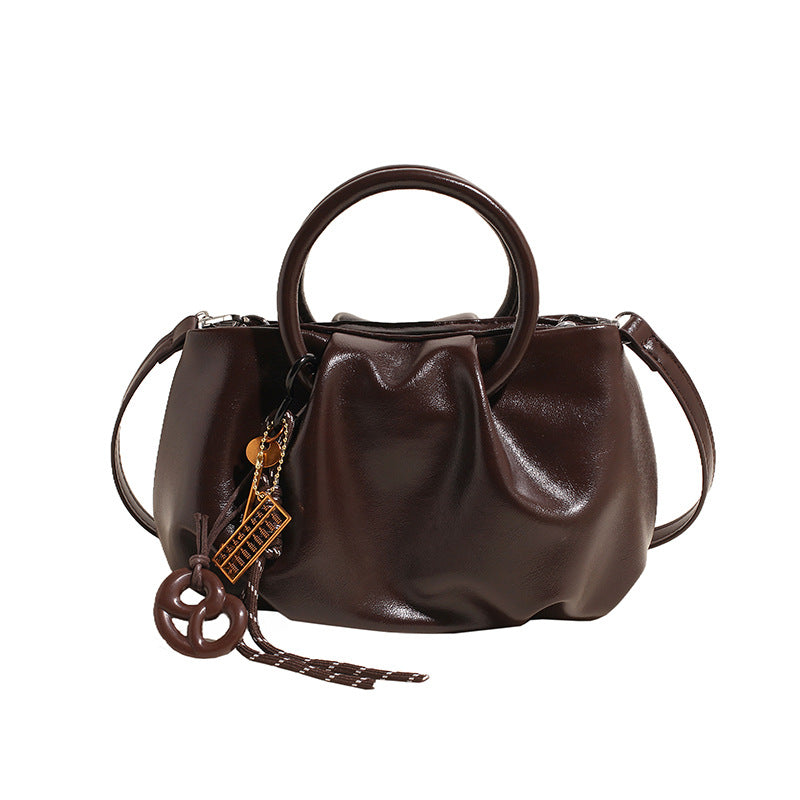 Bolso bandolera ligero plisado tipo nube