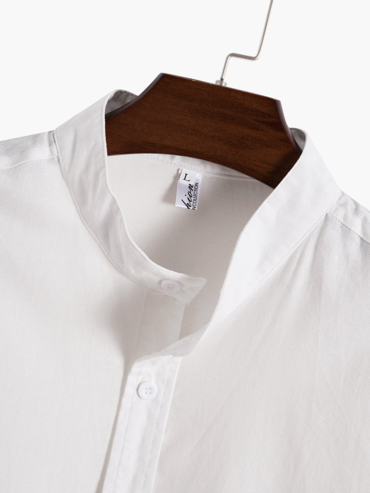Camisas básicas de manga corta con aspecto de lino y Pantalones de lino de pierna recta