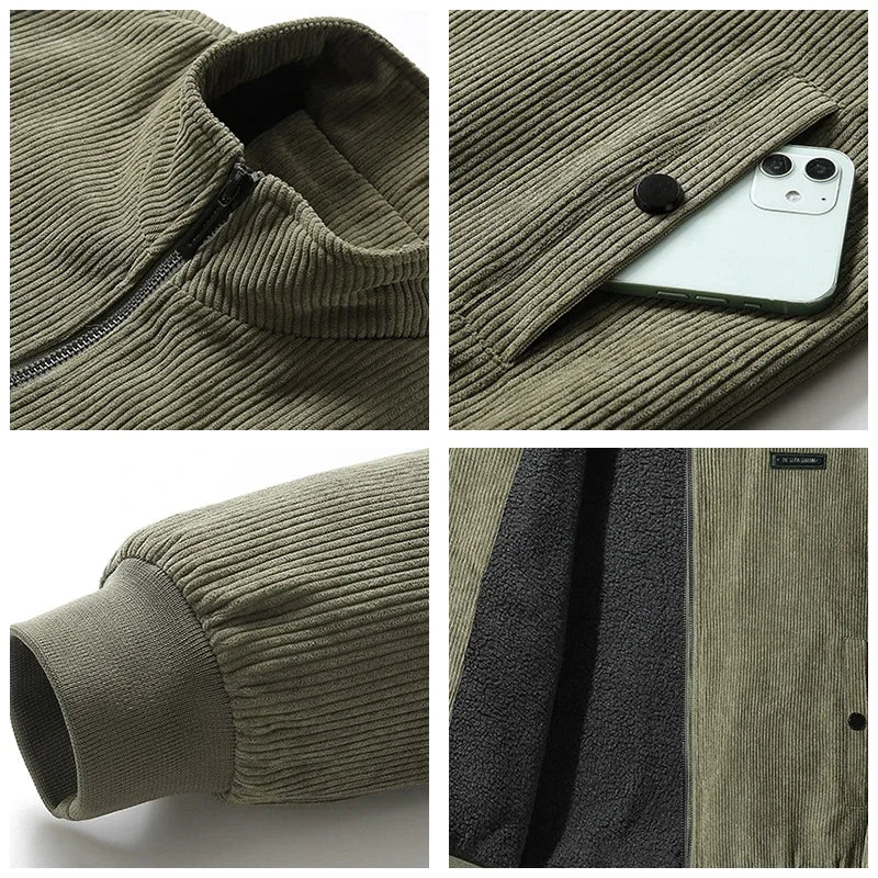Hugo - Chaqueta de pana borreguillo