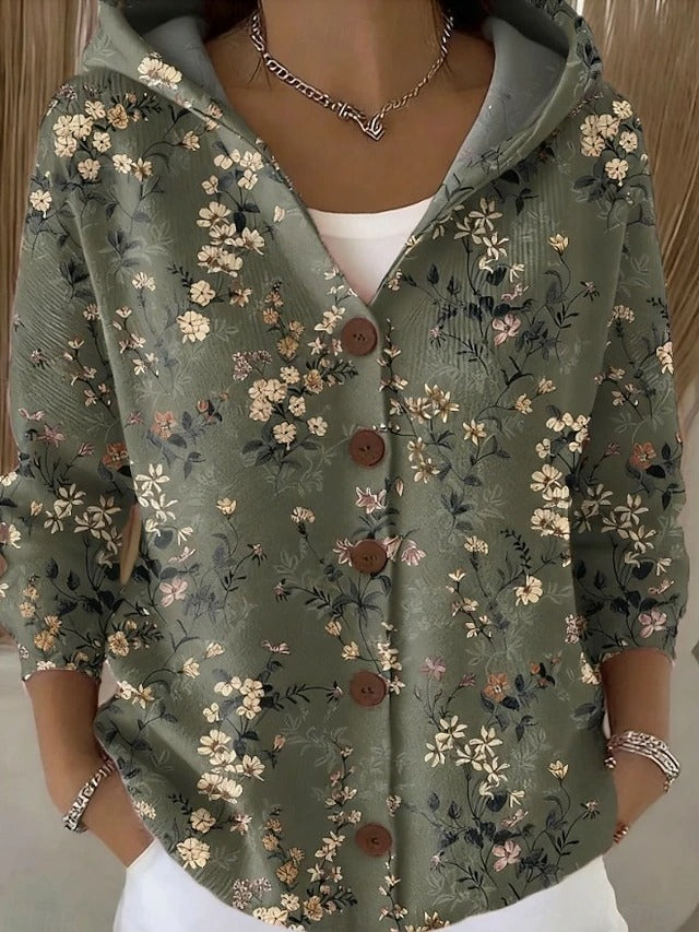Chaqueta de punto con capucha Candela
