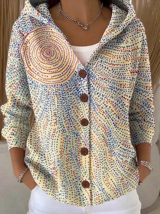 Chaqueta de punto con capucha Candela
