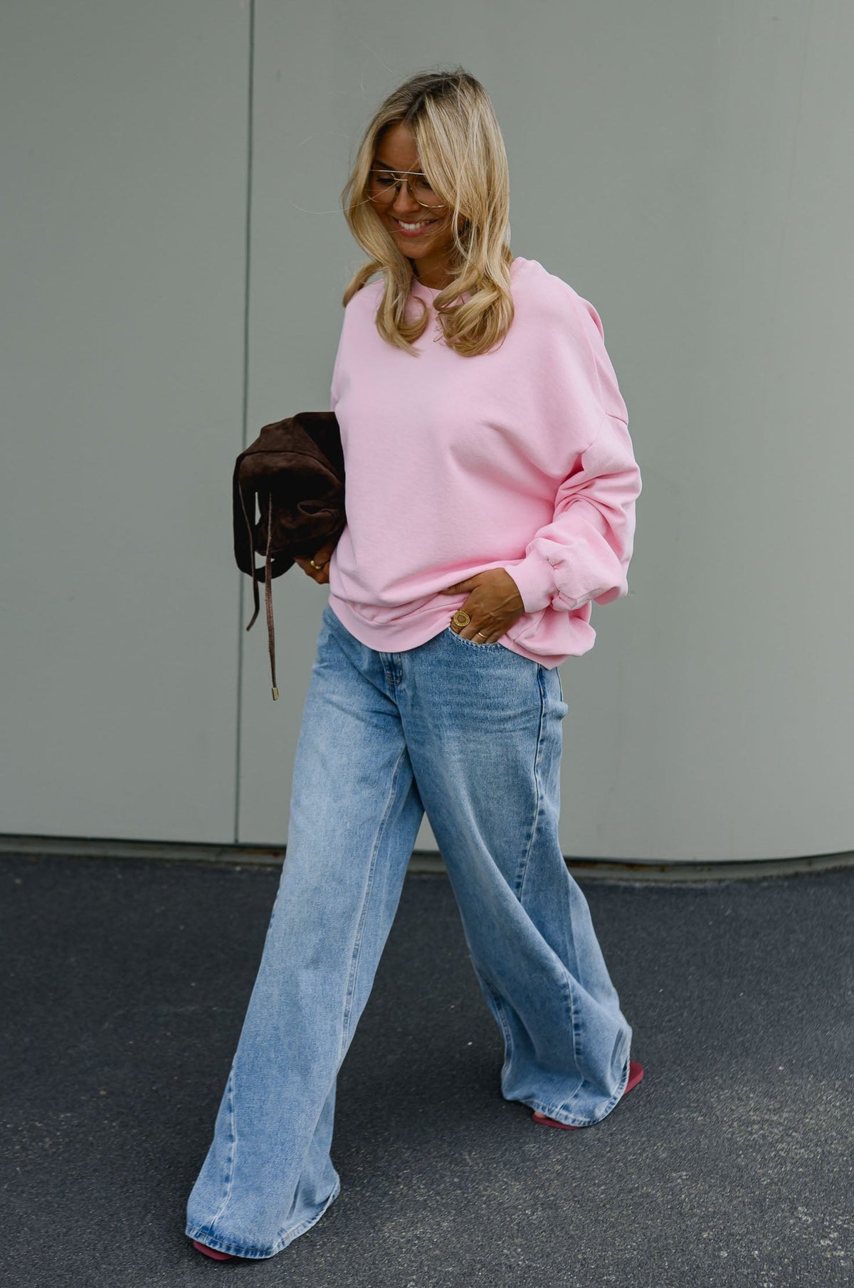 Sudadera Hele rosa