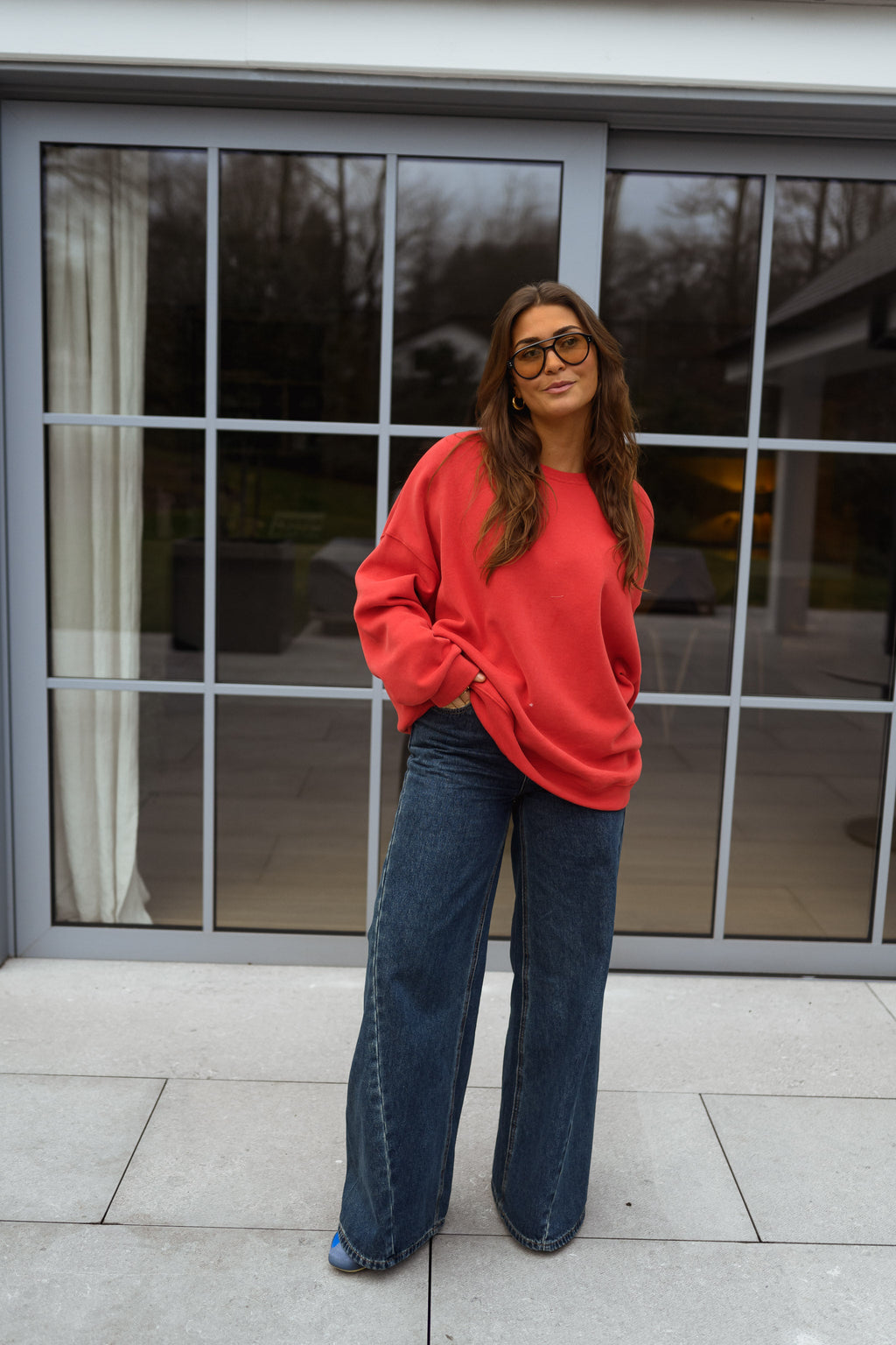 Sudadera Marjo roja
