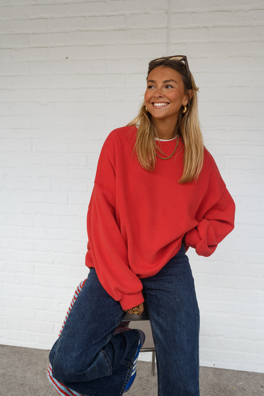 Sudadera Marjo roja