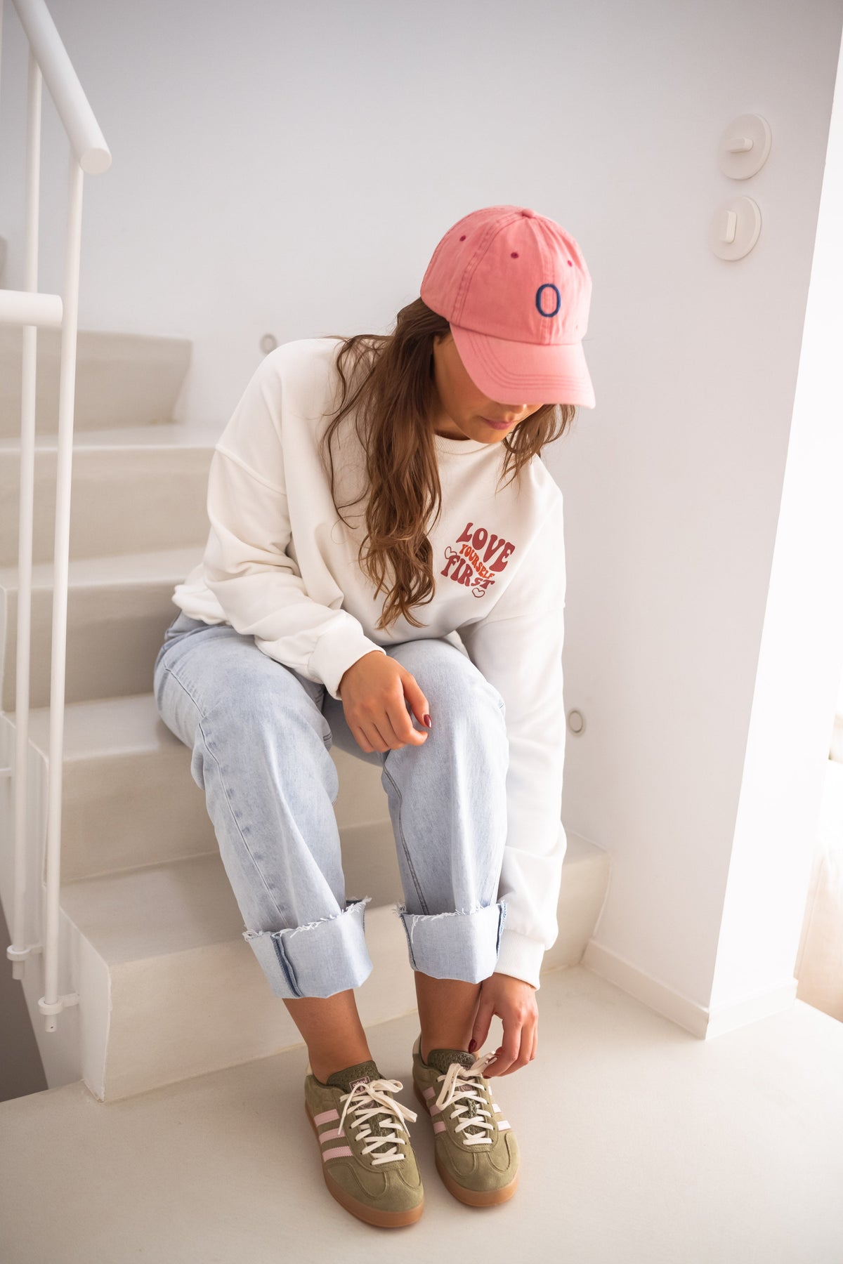 Sudadera Yourself blanca