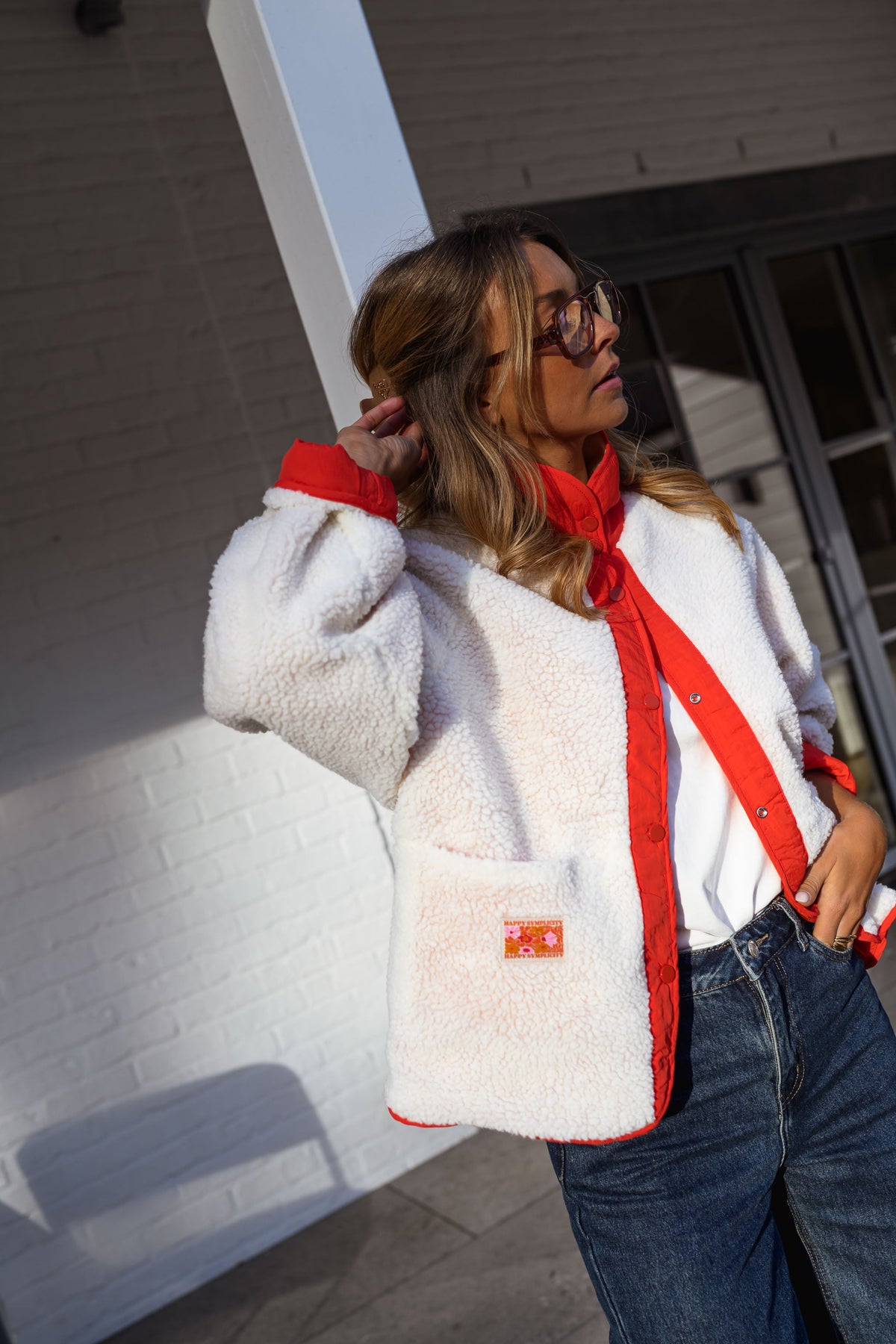 Chaqueta Alma - coral