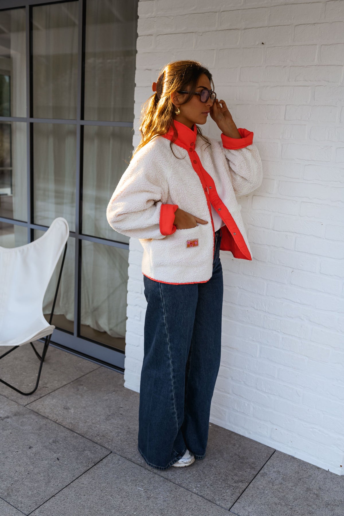 Chaqueta Alma - coral