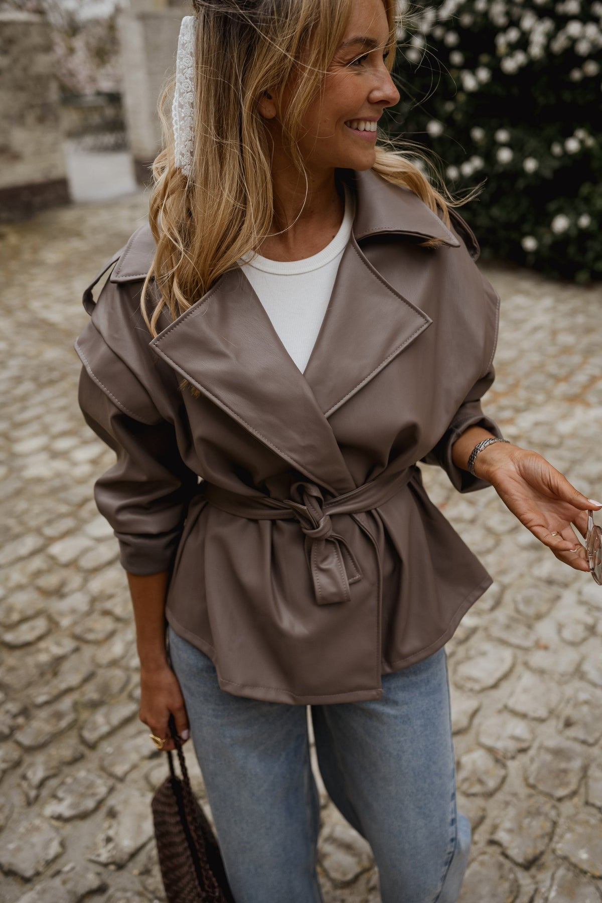 Chaqueta David - efecto piel topo