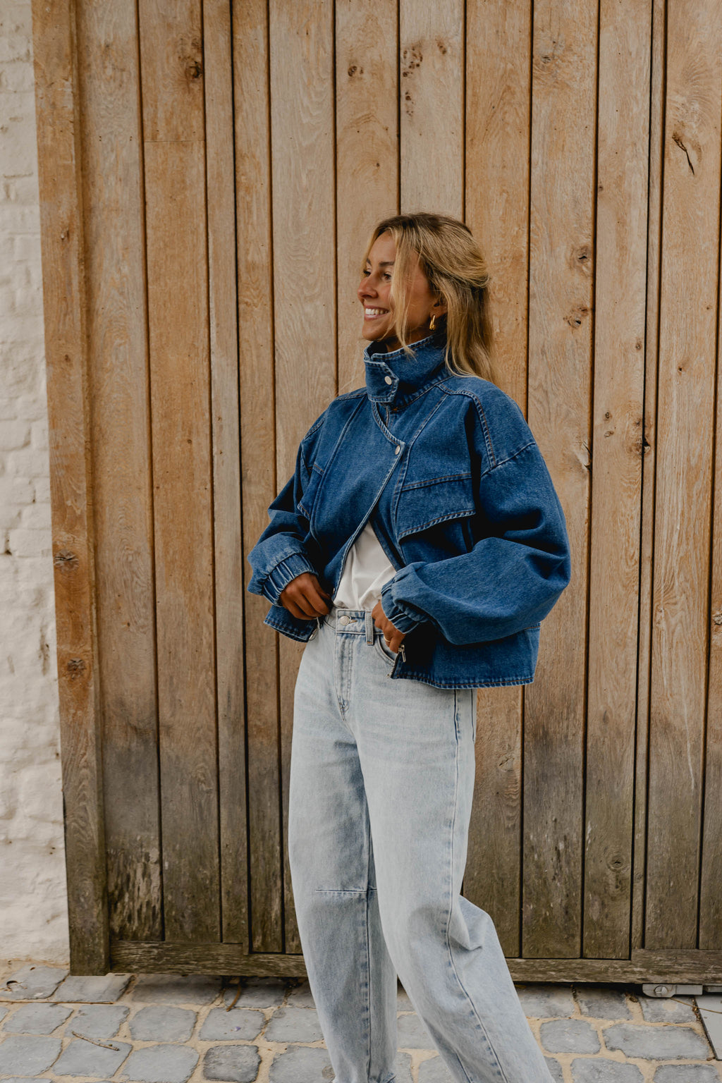 Chaqueta vaquera Justine - azul