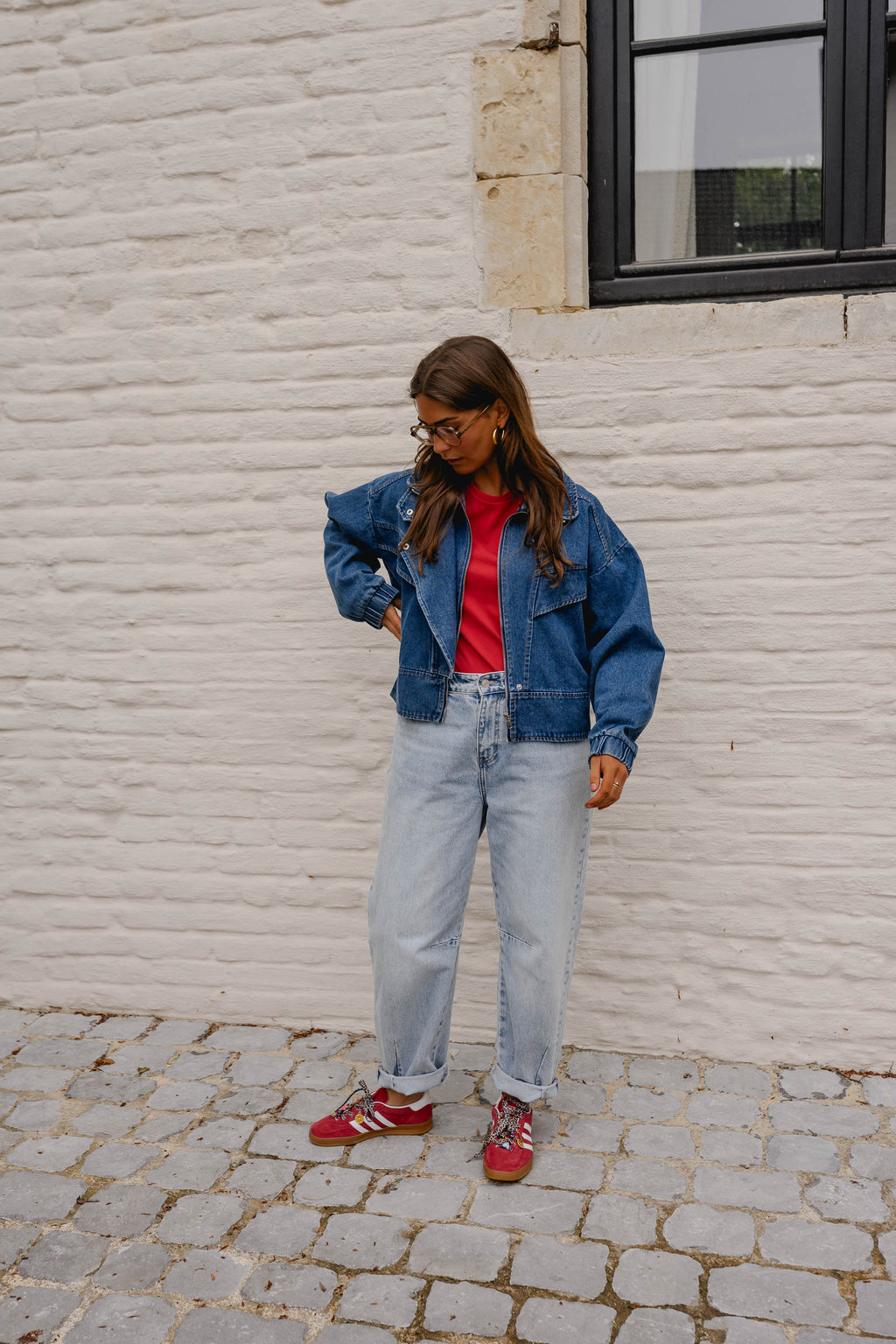 Chaqueta vaquera Justine - azul