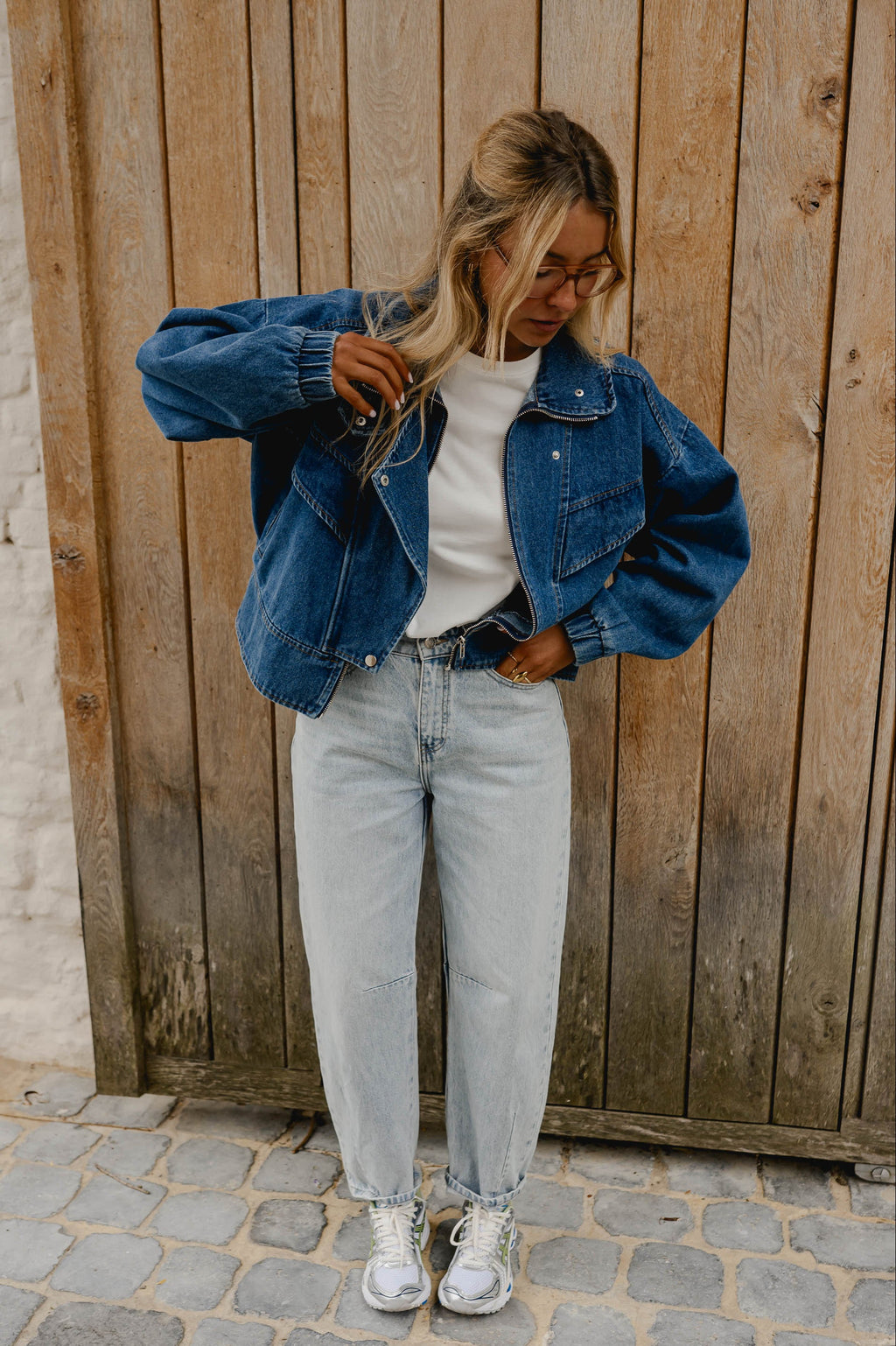 Chaqueta vaquera Justine - azul