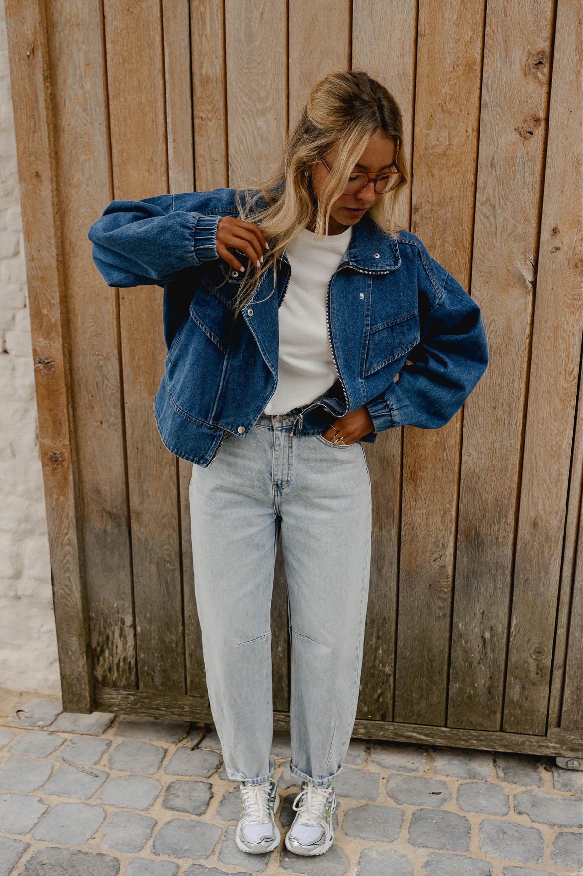Chaqueta vaquera Justine - azul