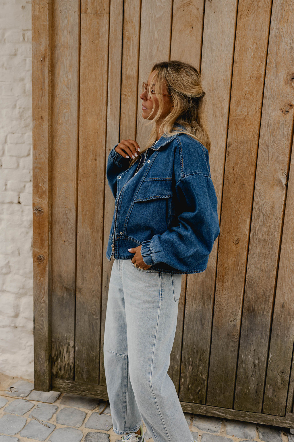 Chaqueta vaquera Justine - azul