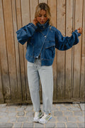 Chaqueta vaquera Justine - azul