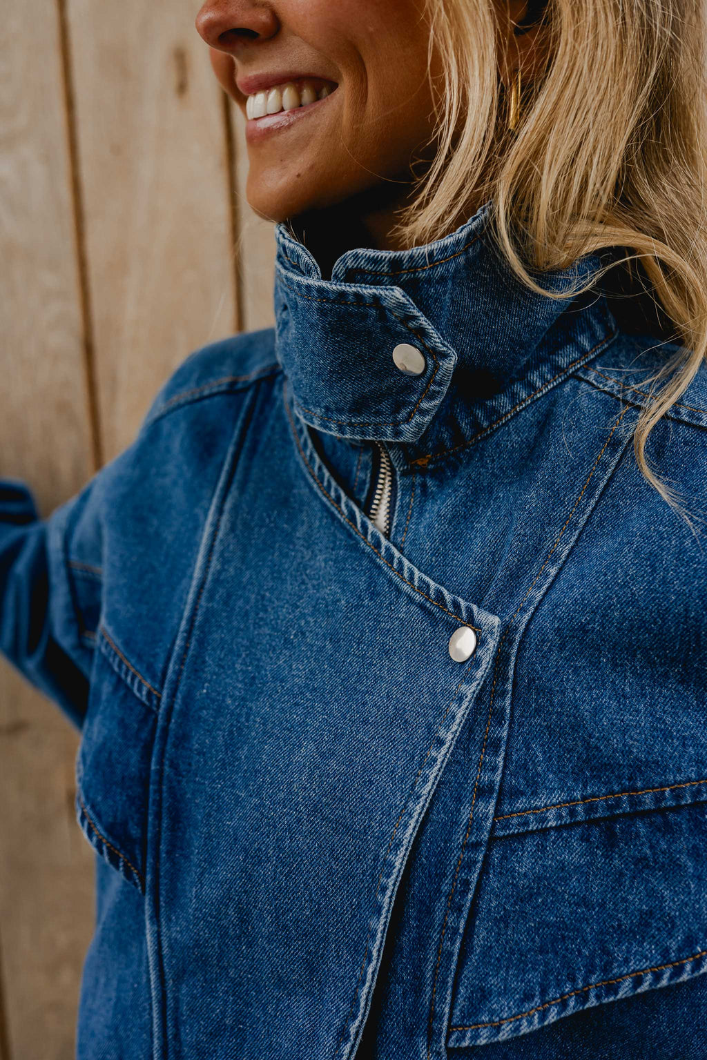 Chaqueta vaquera Justine - azul