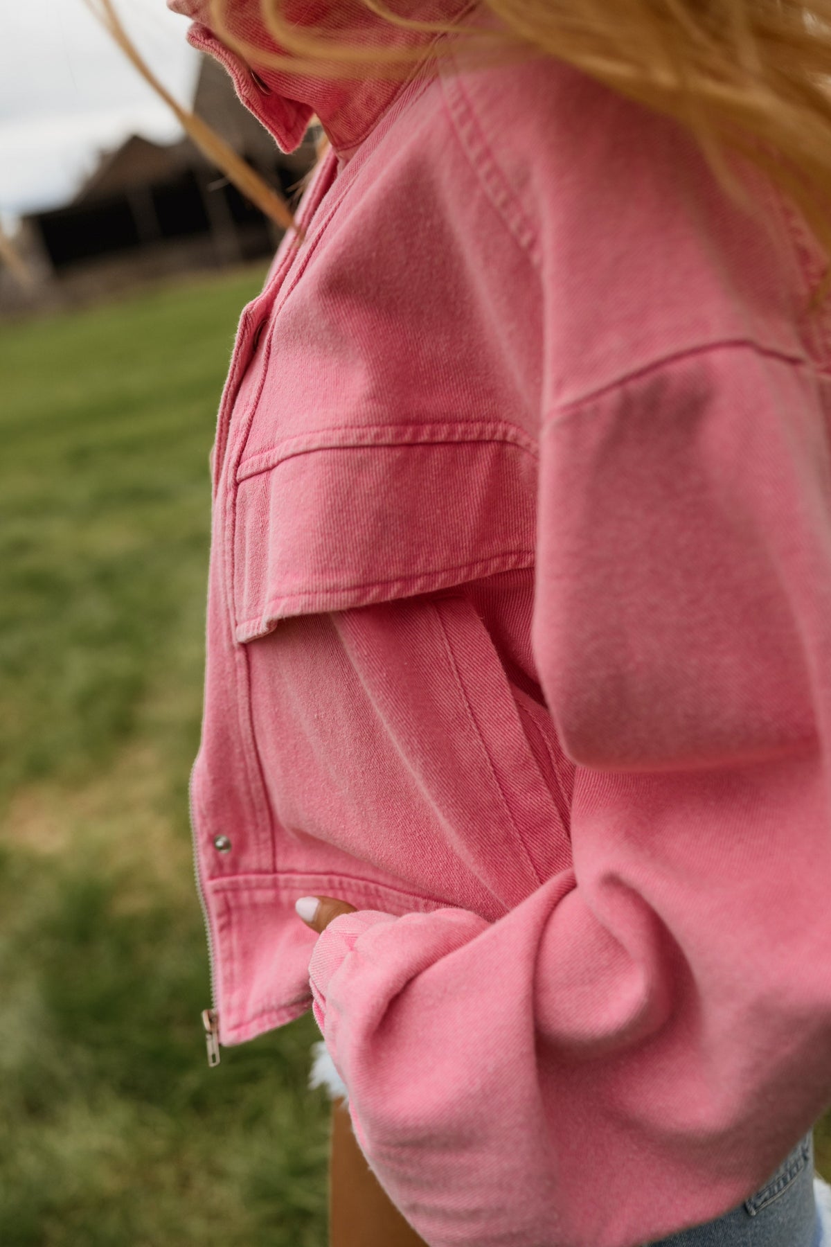 Chaqueta vaquera Justine - rosa
