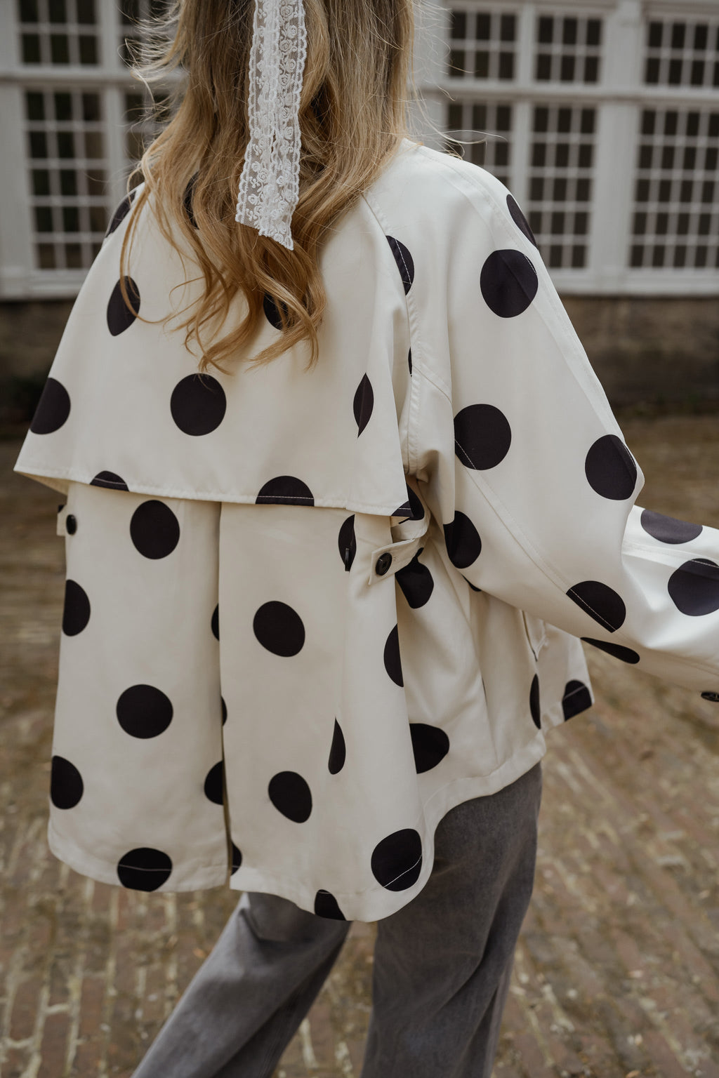Chaqueta Léonard - lunares negros