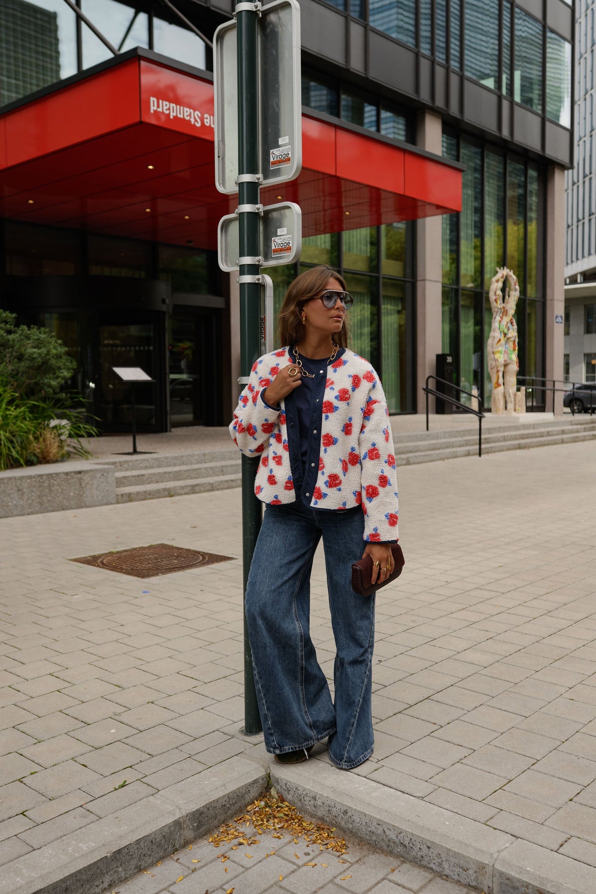 Chaqueta Lexi - cruda estampada