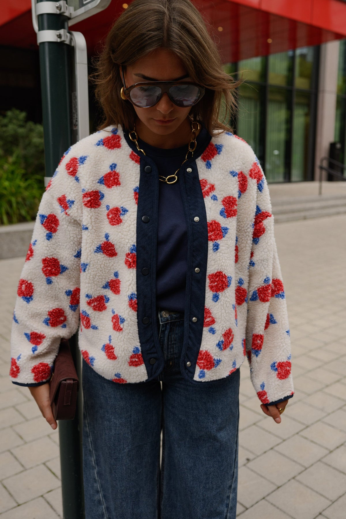 Chaqueta Lexi - cruda estampada
