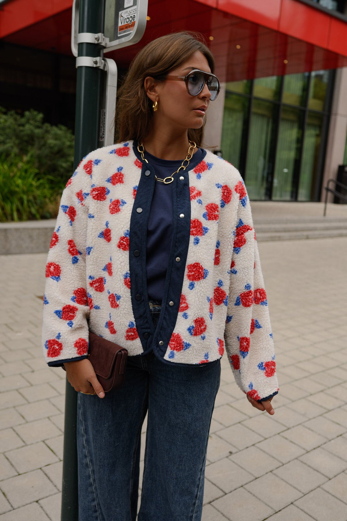Chaqueta Lexi - cruda estampada
