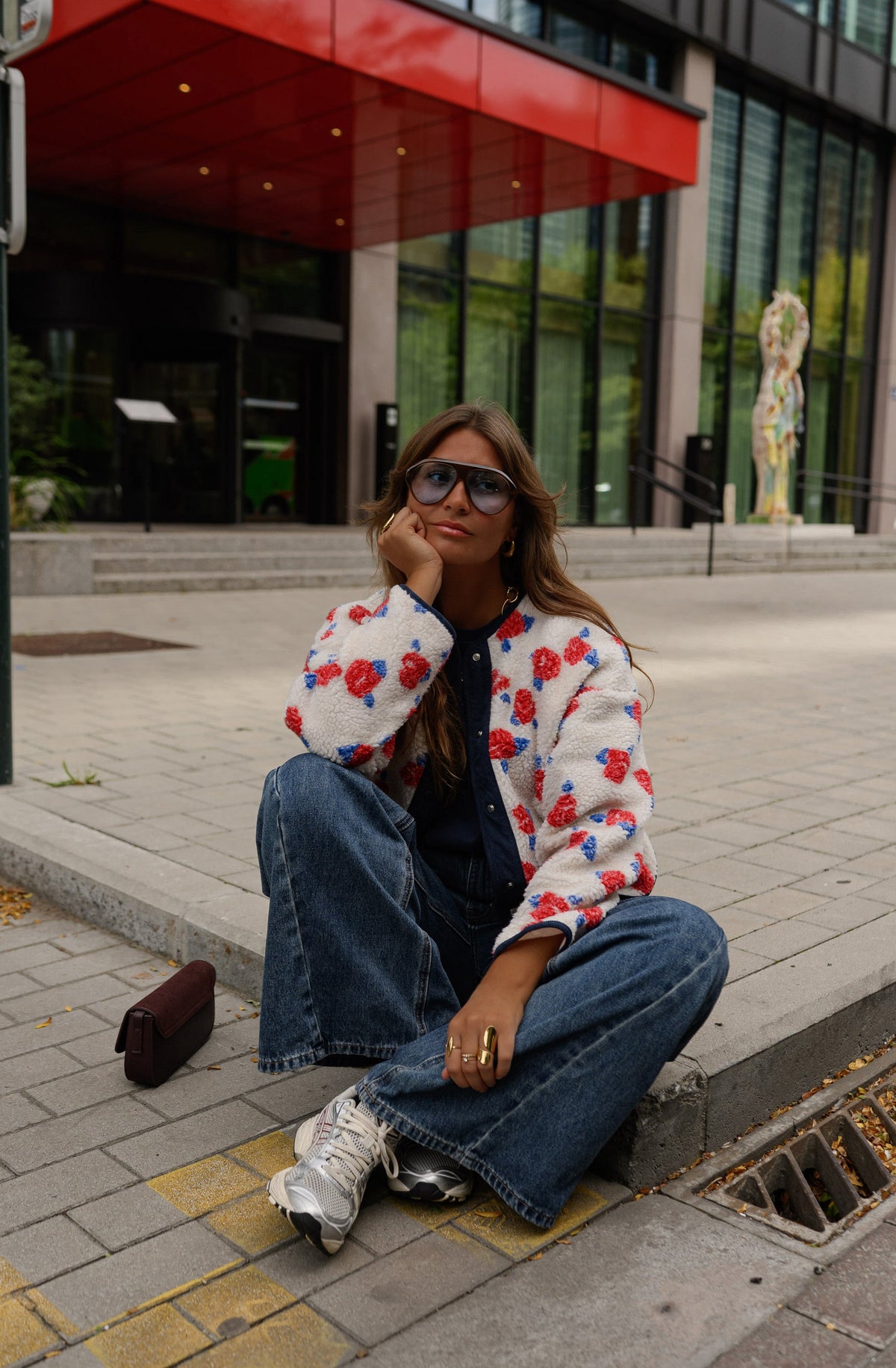 Chaqueta Lexi - cruda estampada