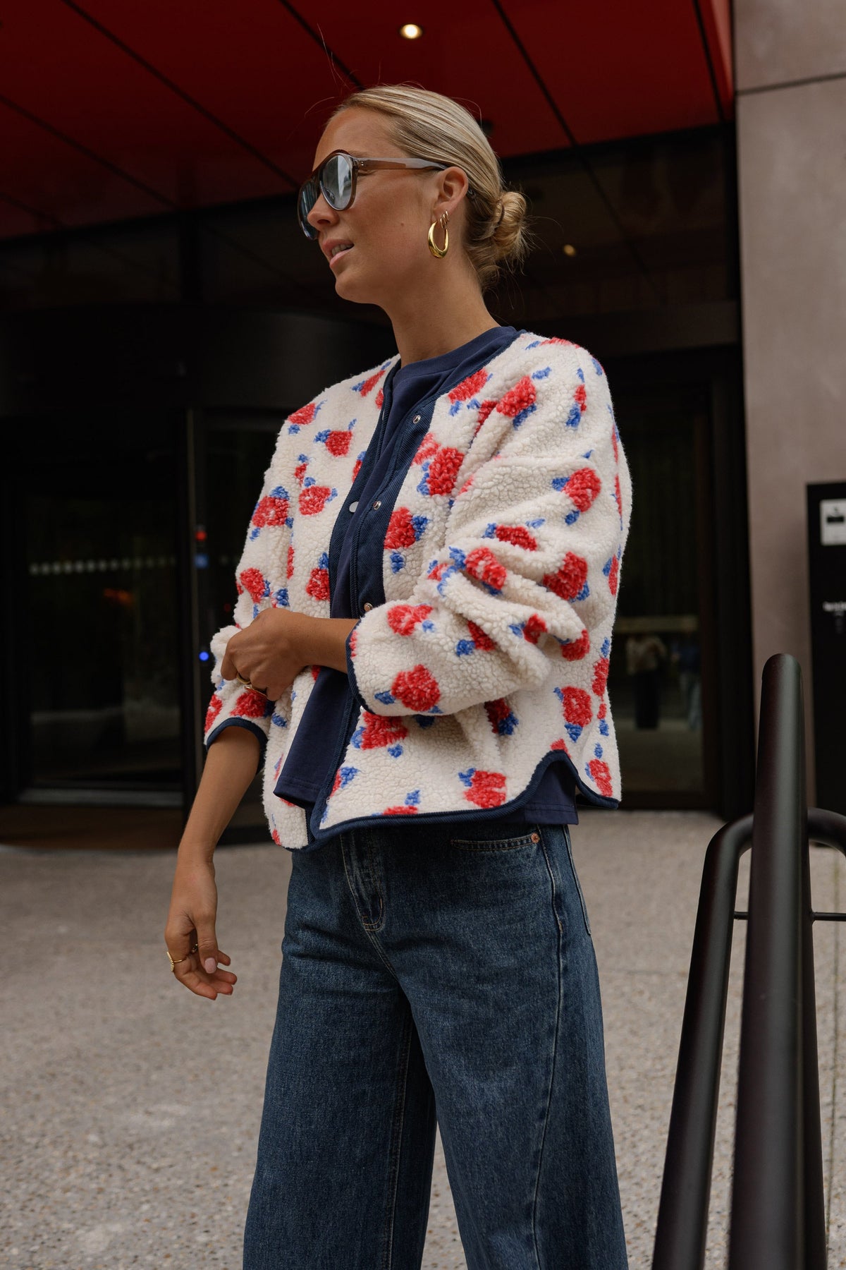 Chaqueta Lexi - cruda estampada